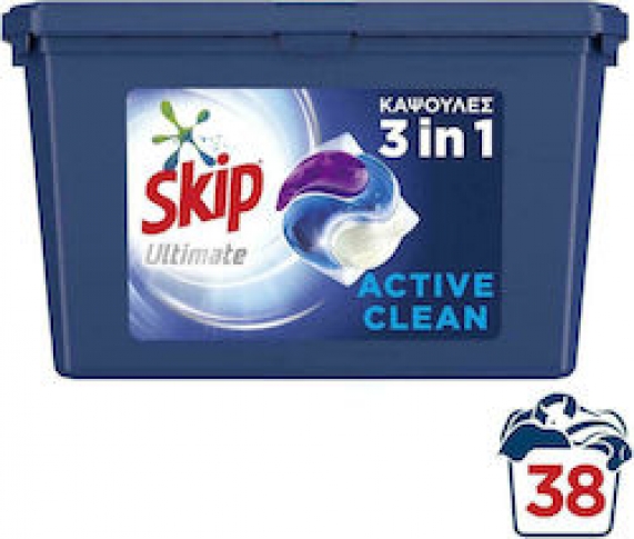 SKIP ULTIMATE ACTIVE CLEAN 38τεμ.